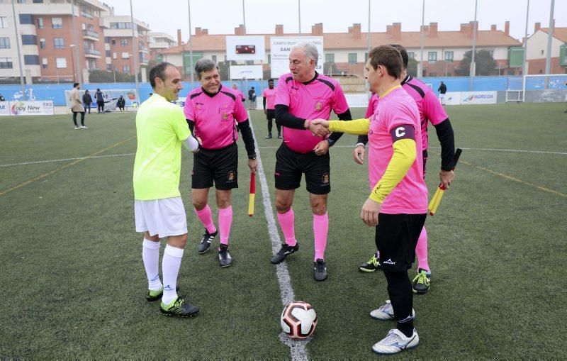 Partido solidario en el campo César Láinez