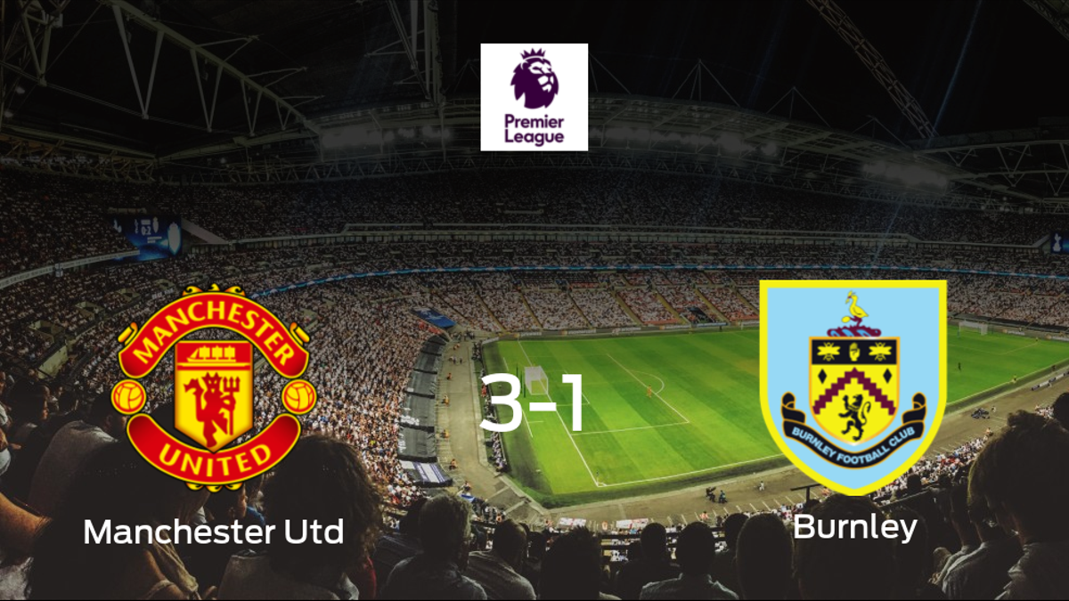 El Manchester United consigue la victoria en casa frente al Burnley (3-1)