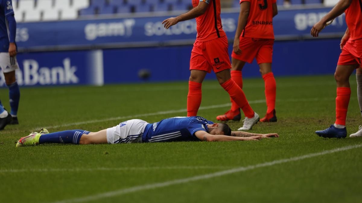 El partido del Oviedo, en imágenes