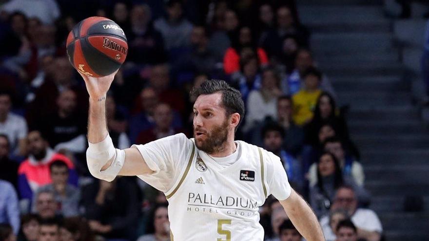 Rudy Fernández, en un partido con el Real Madrid.