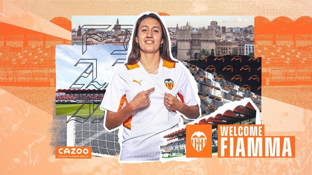 Fiamma Benítez firma por el Valencia CF