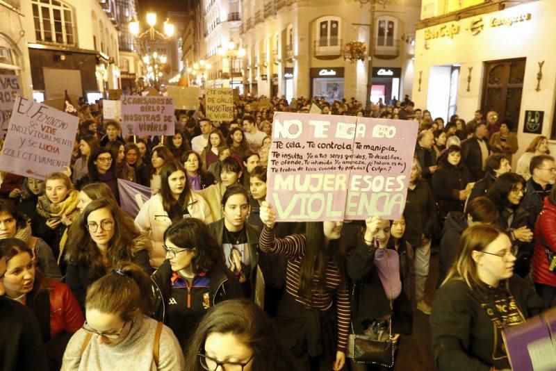 Fotogalería del 8-M en Zaragoza