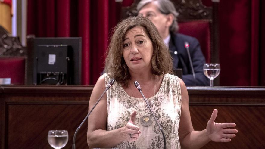 La presidenta pregunta si Prohens «votará a favor o en contra del REB en Madrid»