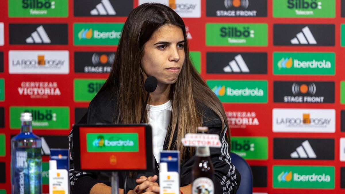 Alba Redondo: "He visto bastante bien al equipo, a pesar del empate"