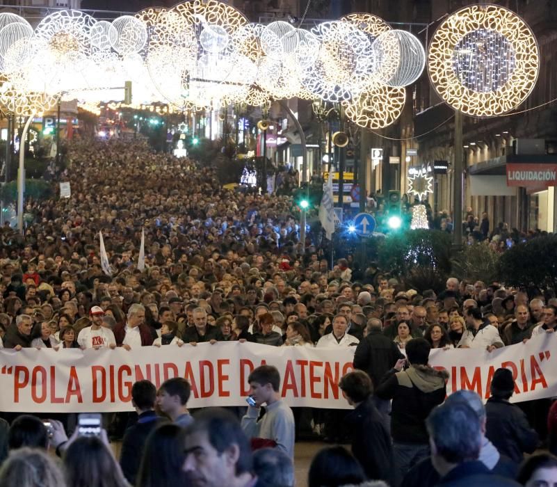 Manifestación en Vigo por la sanidad pública