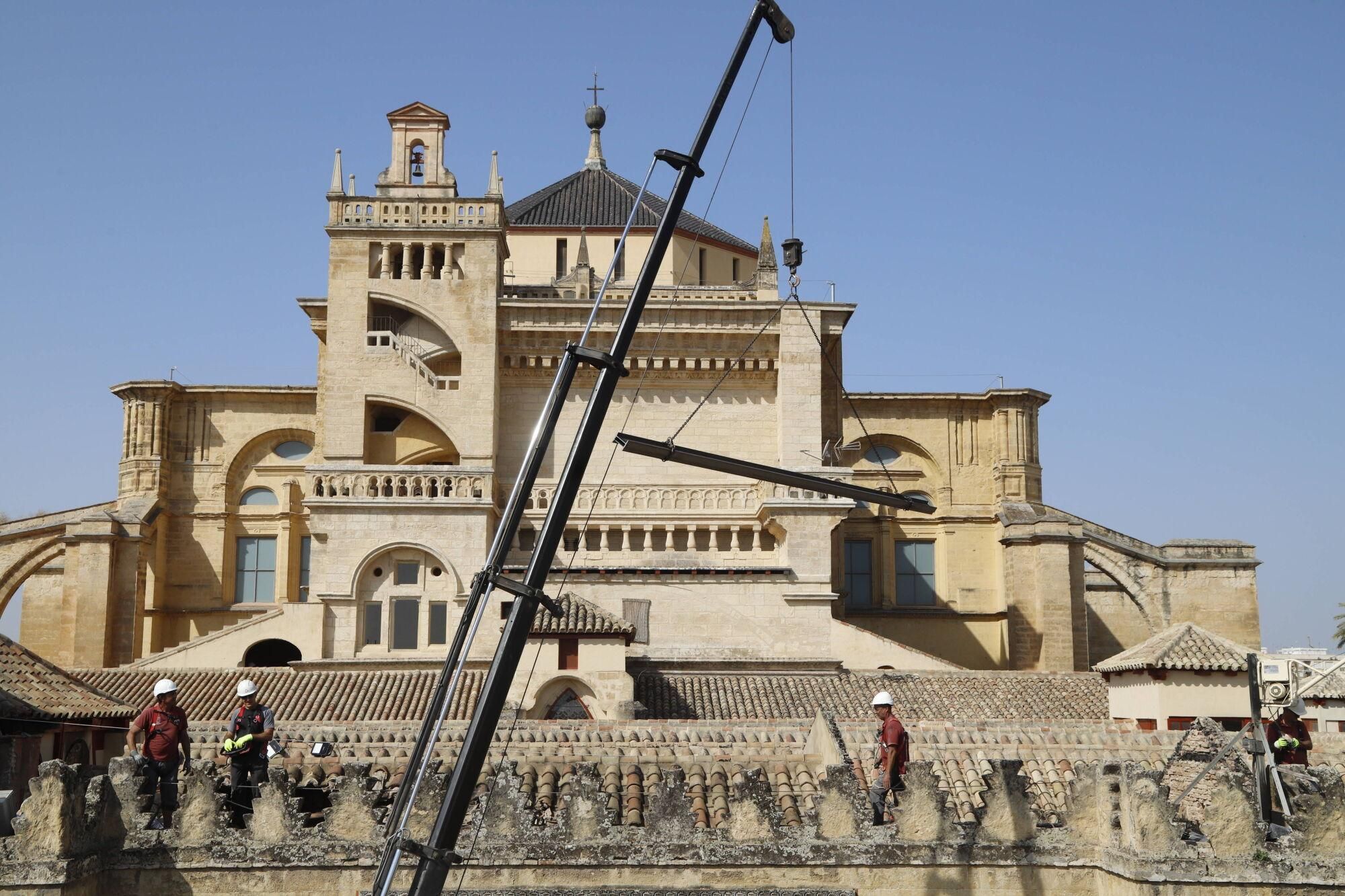 Así avanzan los trabajos en la Mezquita Catedral tras el incendio