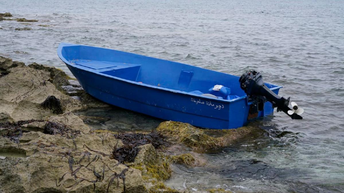 Una de las pateras llegadas estos días a Formentera