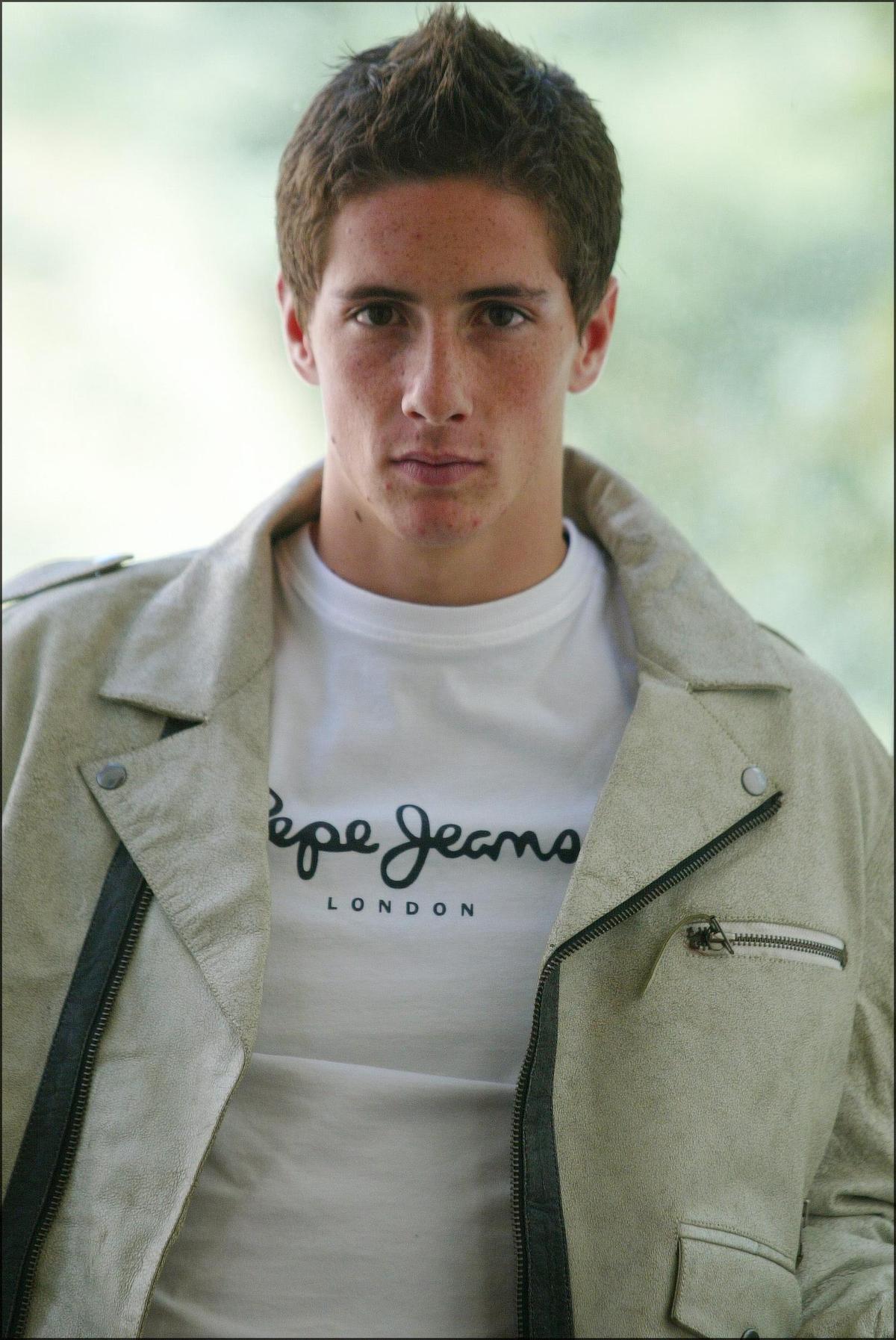 Un jovencísimo Fernando Torres, de ahí su apodo 'El niño'