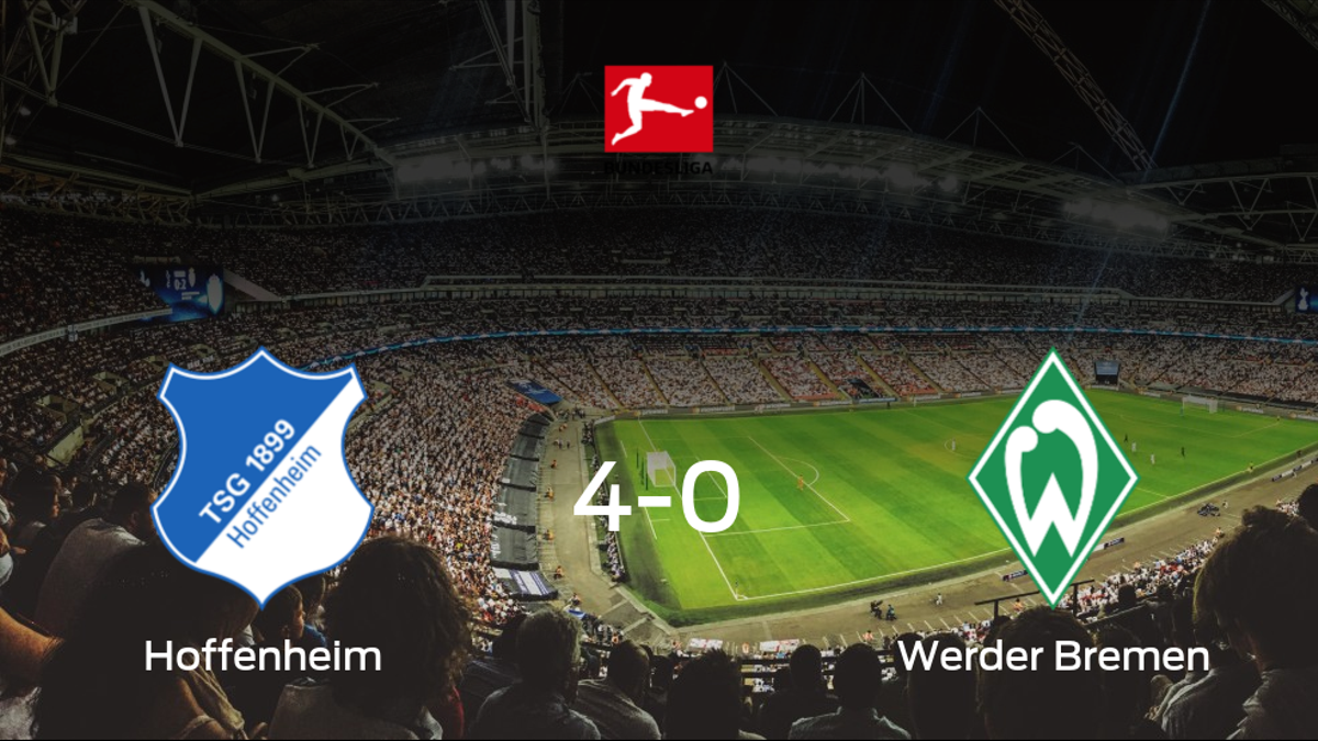 El Hoffenheim se lleva la victoria tras golear 4-0 al Werder Bremen