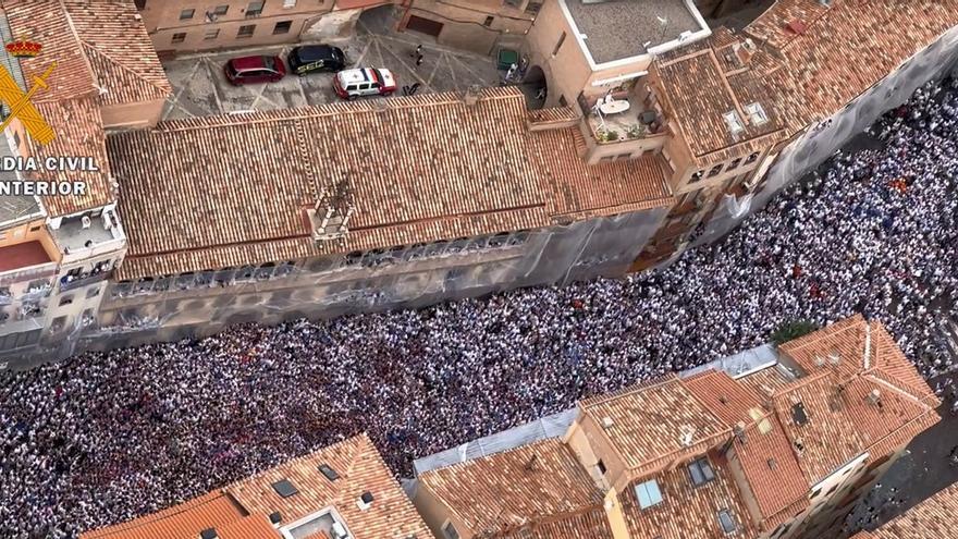 Espectaculares aéreas del Cipotegato en Tarazona