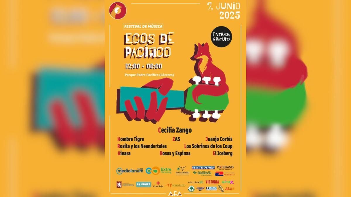 'Ecos de Pacífico', el 7 de junio en Cáceres.