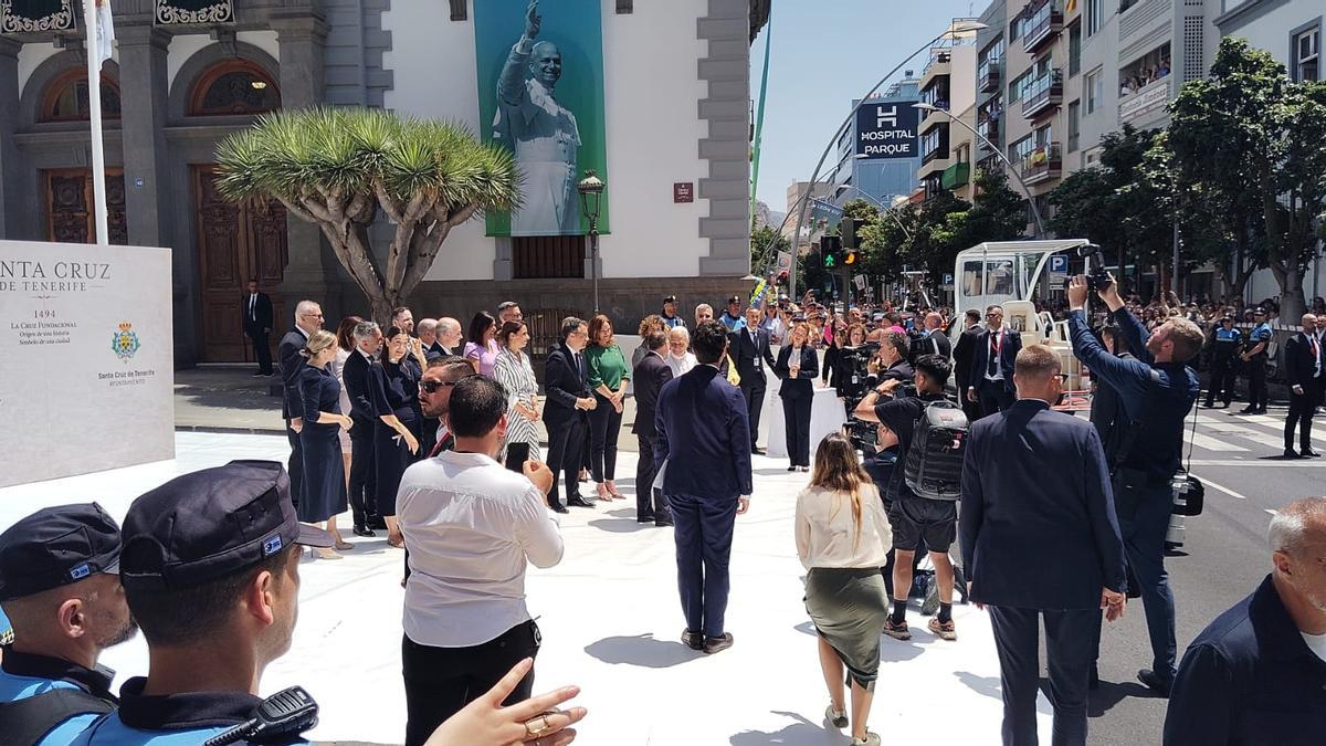 El papa León XIV visita La Salle y la calle Méndez Núñez El papa León XIV visita La Salle y la calle Méndez Núñez