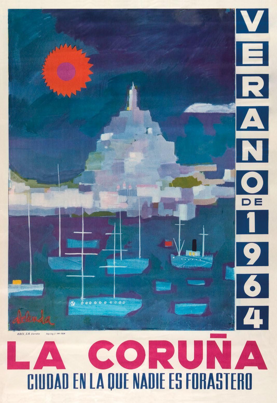 Así evolucionaron los carteles de las Fiestas de María Pita en 175 años en A Coruña