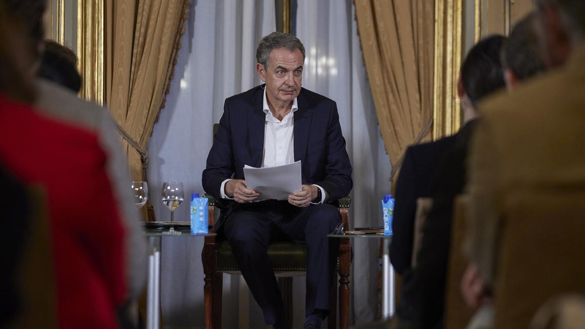 El expresidente del Gobierno, José Luis Rodríguez Zapatero