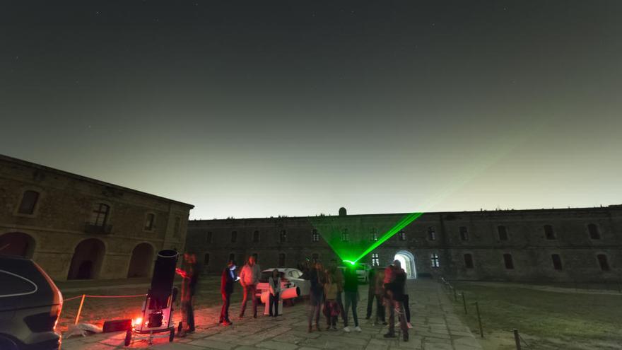 Dissabte a la nit es va fer una observació al Castell