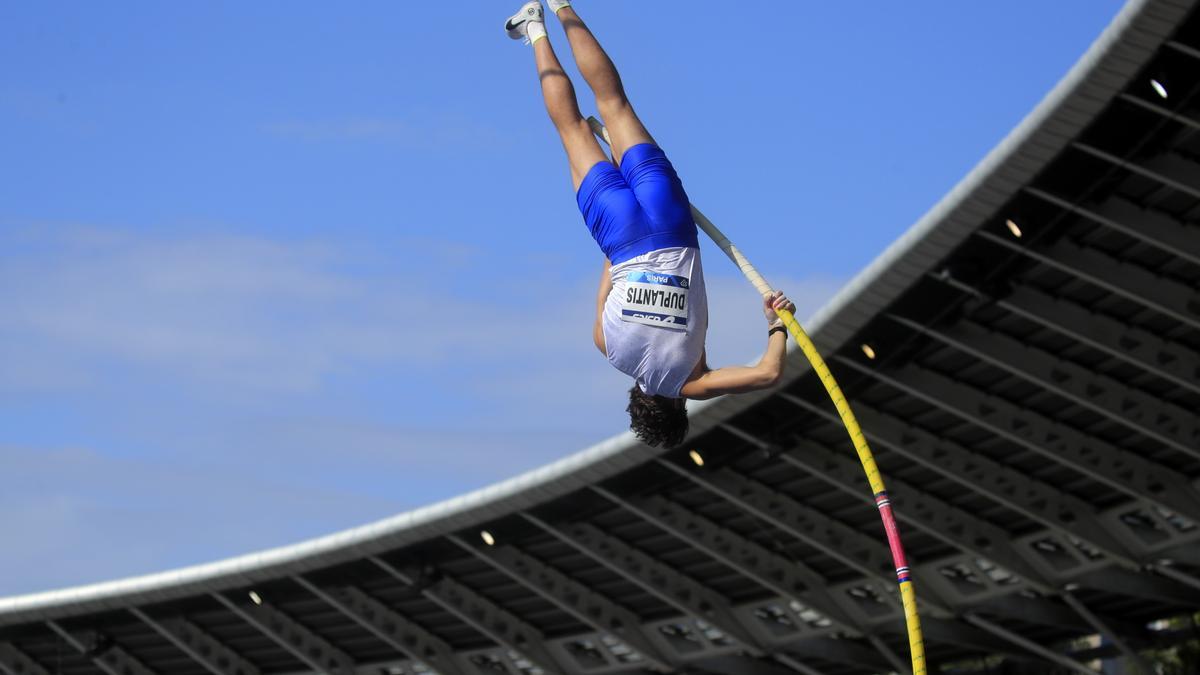 Atletismo: Duplantis bate el récord del mundo de salto con pértiga