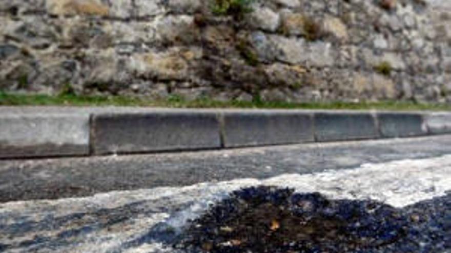 Punto de la travesia urbana de la localidad cántabra de Comilas donde se ha producido el accidente.