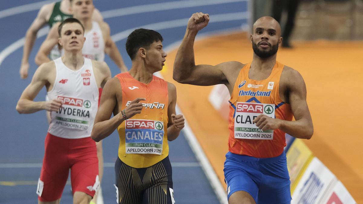 Josué Canales, en les semifinals.