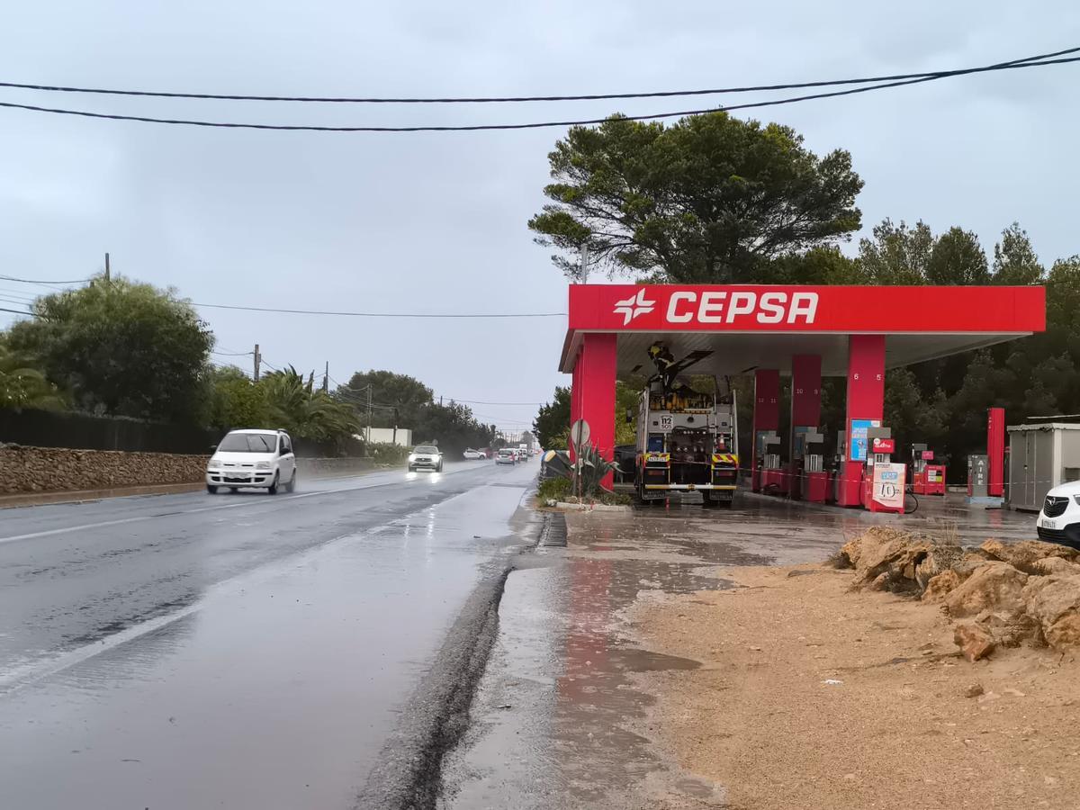 La DANA golpea con fuerza Formentera