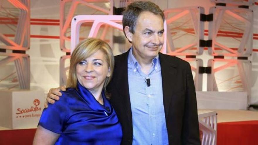 Zapatero se suma a la campaña europea del PSOE