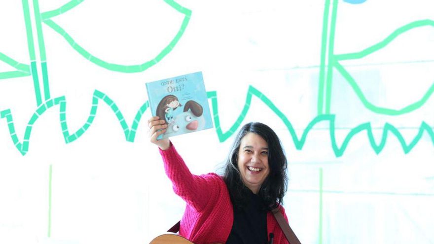 Silvia Penide, onte na escola
infantil dos Rosales.
| Iago López