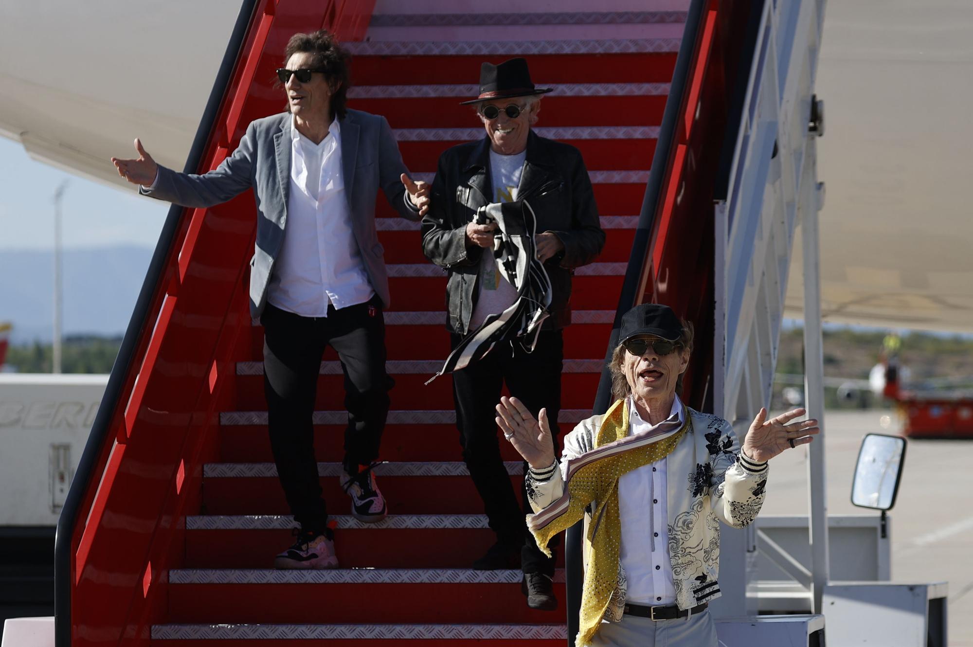 Los Rolling Stones ya están en Madrid