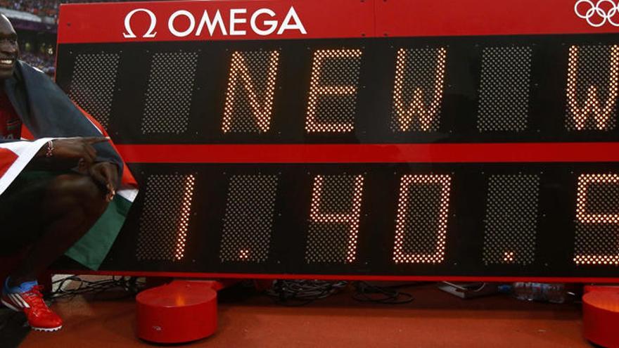 David Rudisha bate su récord del mundo en la final de los 800 metros