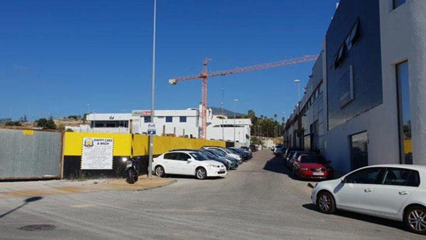 Imagen de una de las calles del polígono industrial de San Pedro Alcántara.