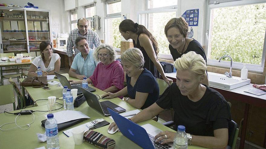 Reunión de los profesores de España, Alemania, Italia y Holanda que participan en el proyecto europeo.