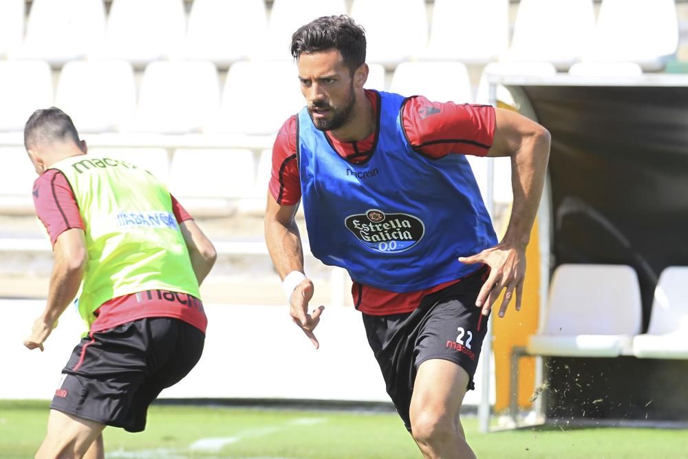 El Dépor prepara en Benidorm el partido del Elche