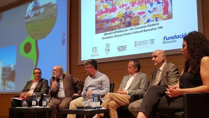 Juristes Valencians promueve el retorno del derecho civil