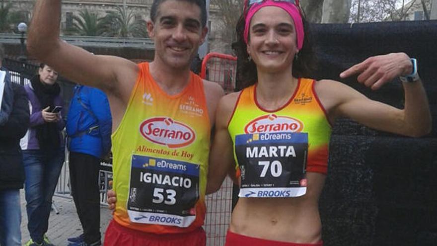 Marta Esteban bate el récord valenciano en Media Maratón