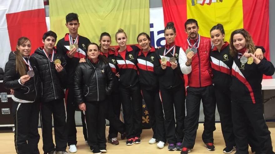 Ocho medallas de Balears  en el Open de Lille