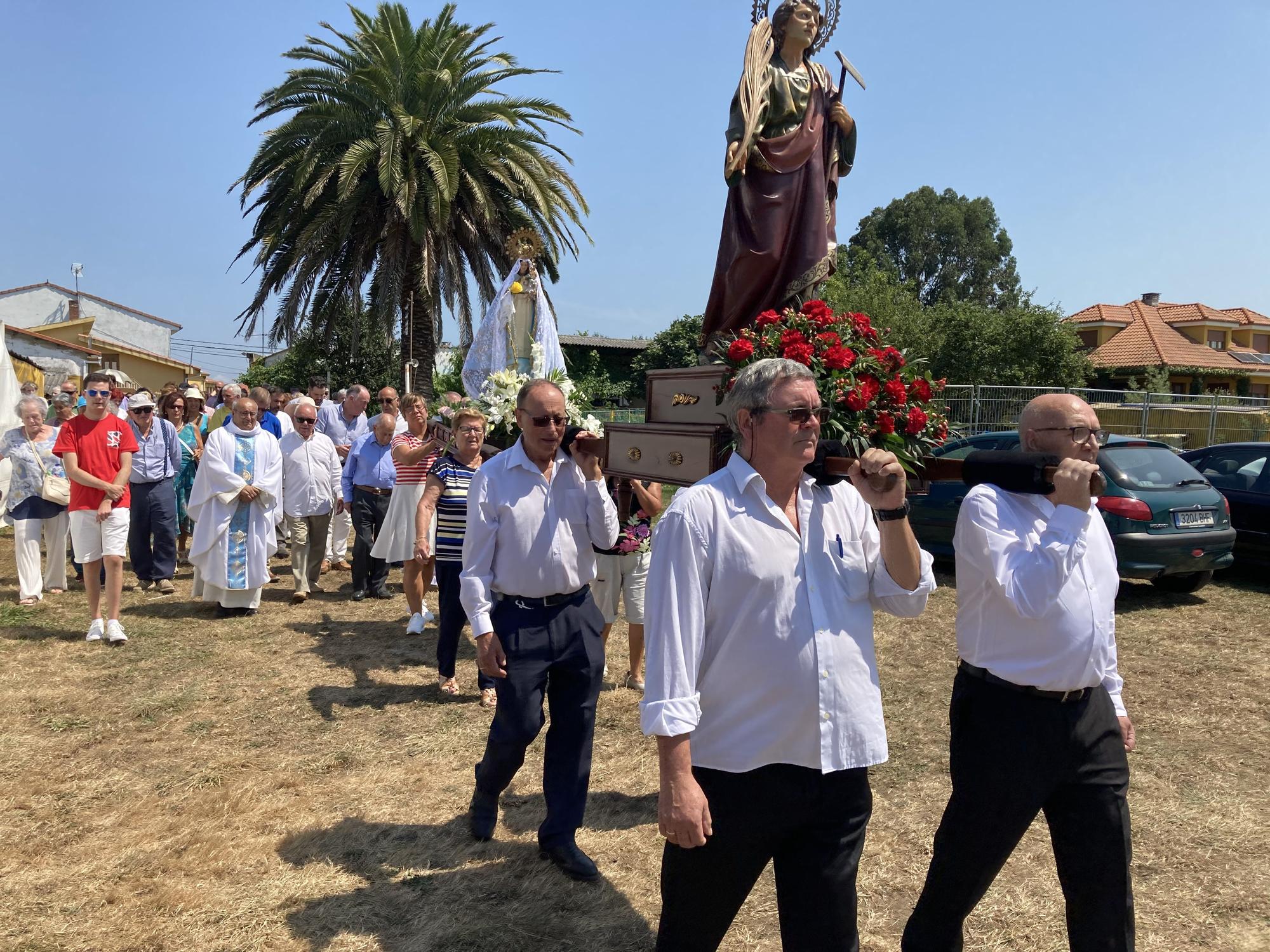 El Carbayu celebra su misa y su tradicional procesión que concluye con sorpresa: se presenta el nuevo himno en honor de Nuestra Señora del Buen Suceso