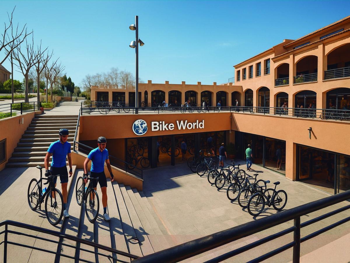 So könnte die Bike World mal aussehen.