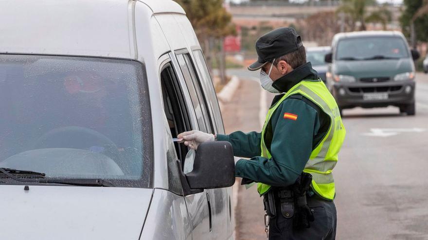 Un control de la Guardia Civil en Gran Canaria