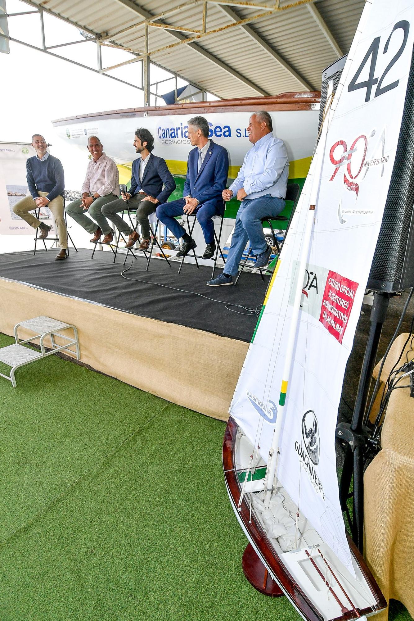 Vela latina: presentación del bote Villa de Teror