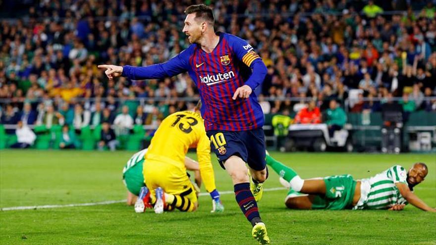 Messi, estelar, sentencia la liga