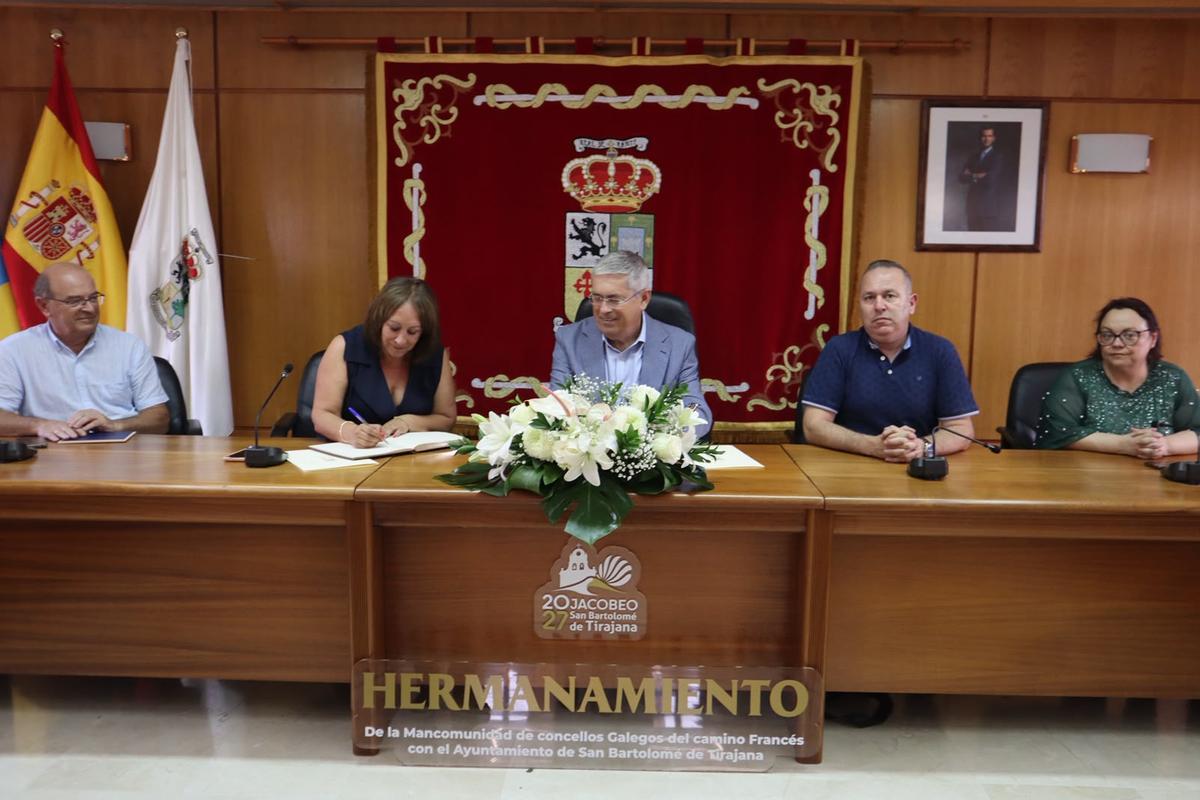 San Bartolomé de Tirajana, Gáldar y Tejeda han reforzado sus vínculos con Galicia