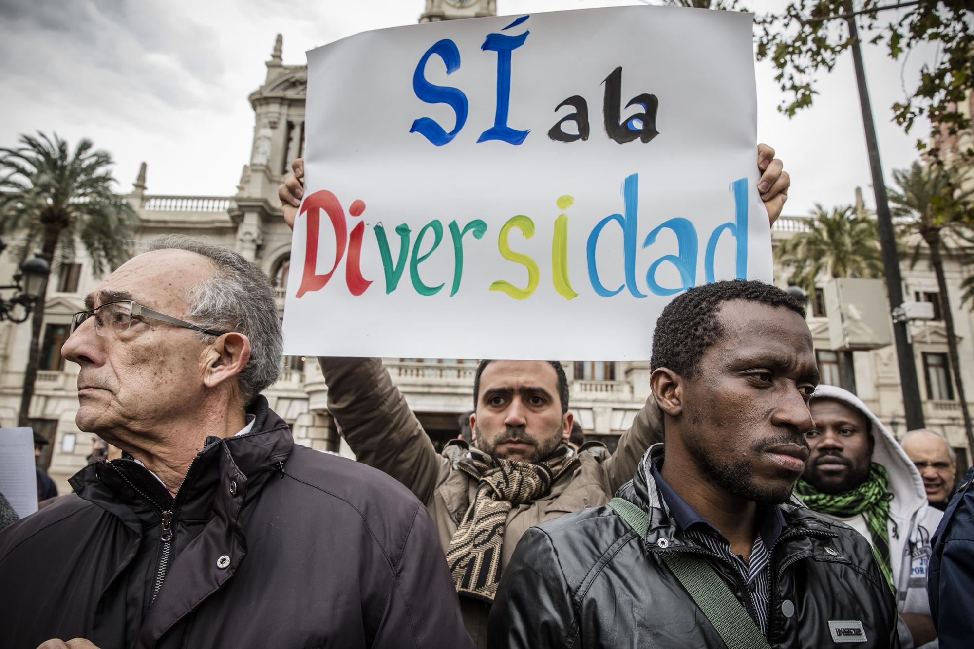 Fotografía de archivo de una manifestación contra la islamofobia.