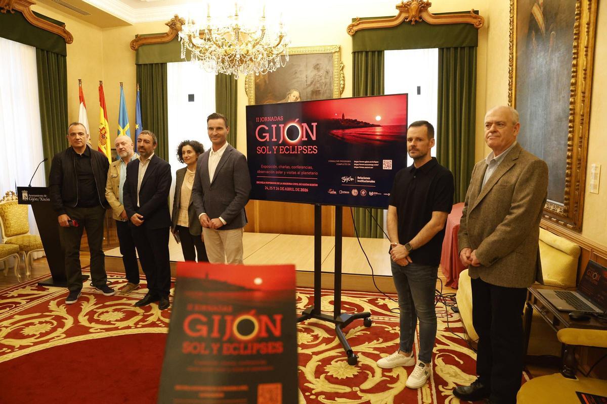 Presentación de las II Jornadas "Gijón Sol y Eclipses".
