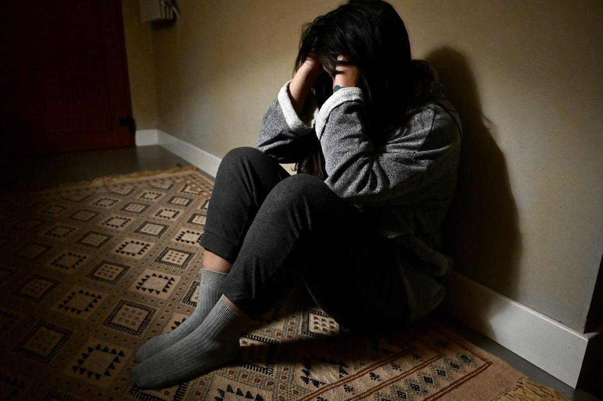 Una joven, con problemas de salud mental.