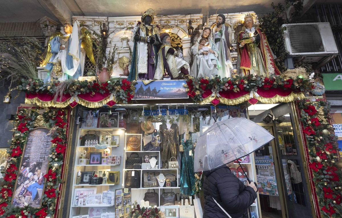 Escaparates navideños en la Zona Norte de Alicante