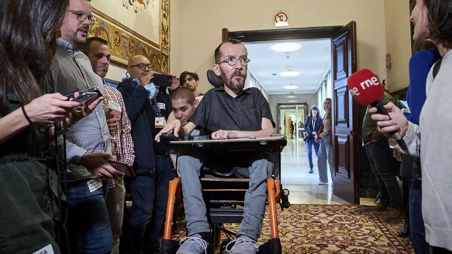 Echenique: &quot;A mí que el PSOE diga que una ley que tiene su firma no tiene seguridad jurídica me parece difícil de explicar&quot;