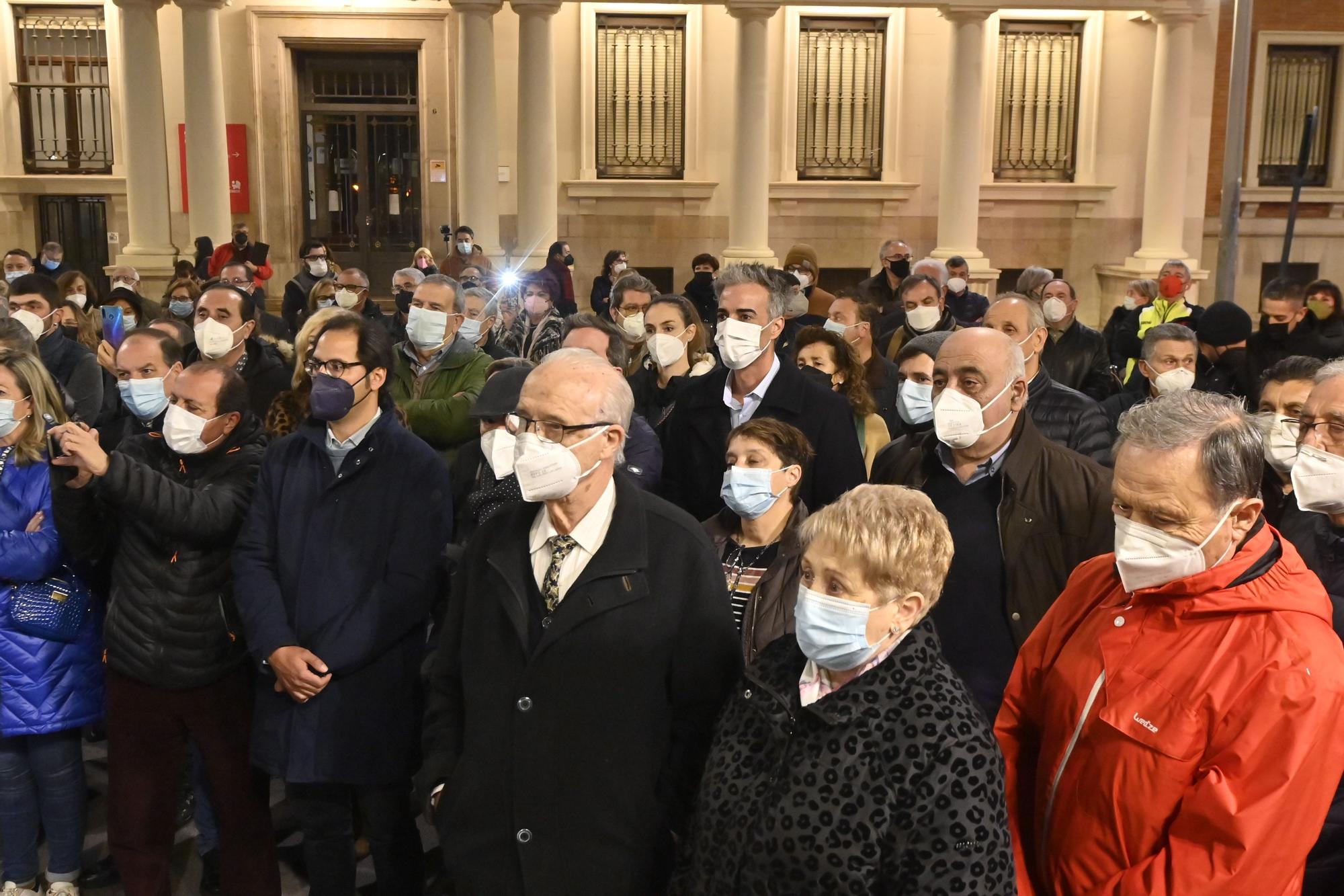 Manifestación contra la reforma de Lledó