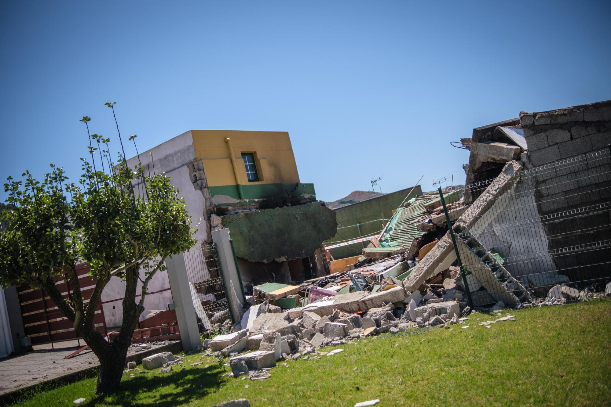 Explosión en una vivienda de La Laguna