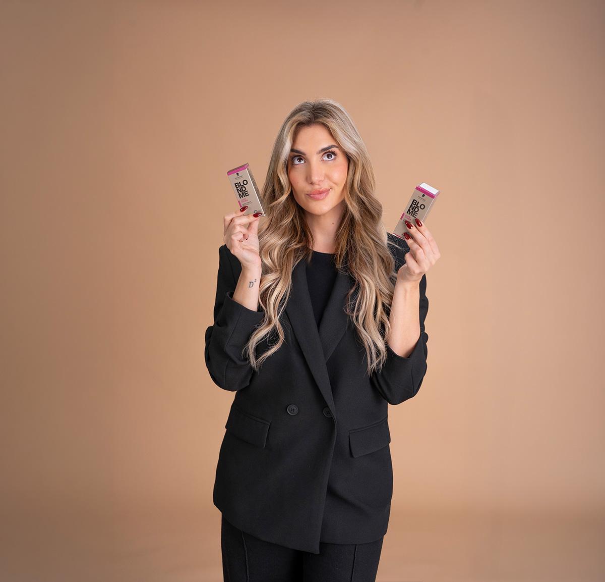 Maria Roberts, experta colorista y embajadora de color de Schwarzkopf Professional