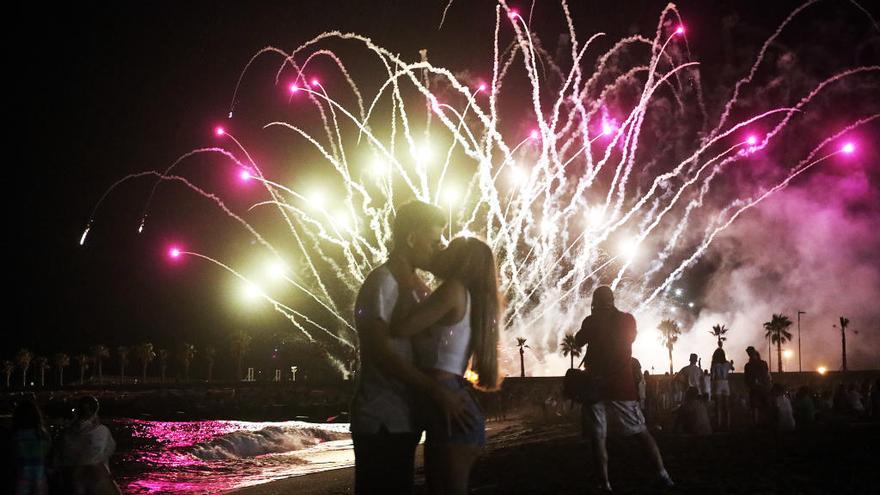 Fuegos artificiales del año pasado.