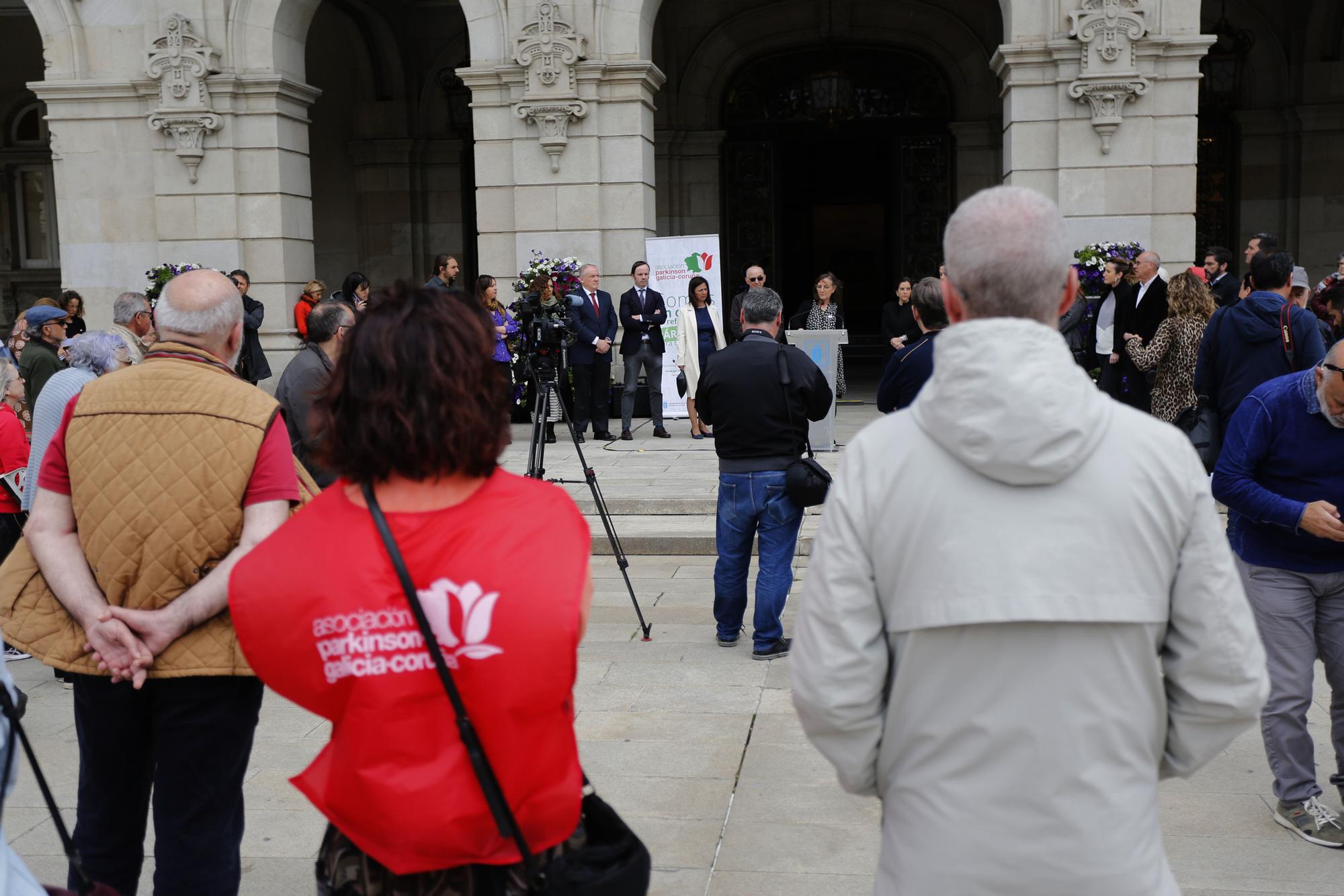 Lectura del manifiesto y acto central en A Coruña por el Día Mundial del Parkinson