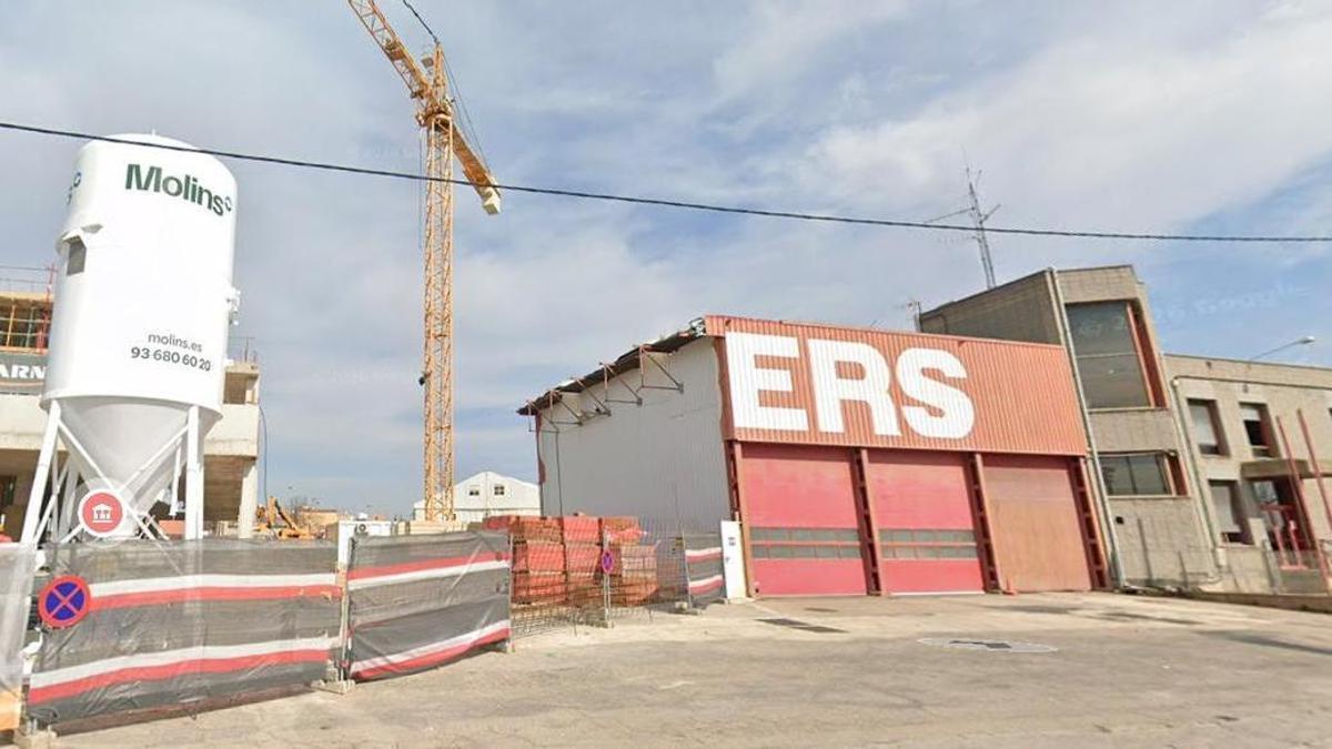 El parque de Bombers de Tarragona, ya en obras.